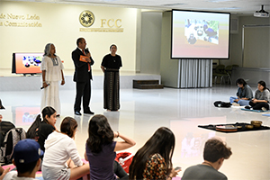 Taller de música y sonidos para reducir el estrés en FCC